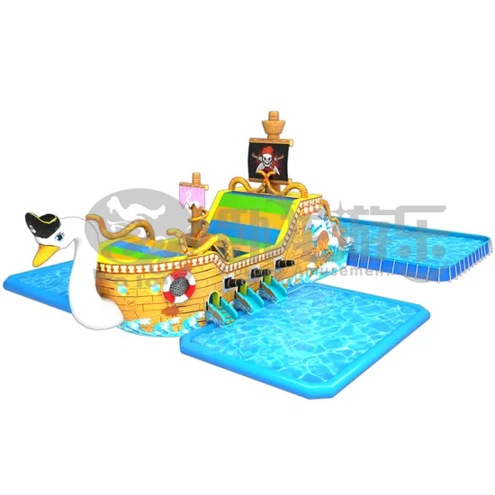 Inflatable water yacht slide,inflatable dock slide for boat