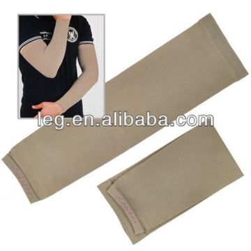 Grey Outdoor ports Golf Hiking Bicycle UV Protection Men Arm Sleeve