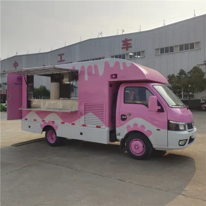 Fuel Powered Gourmet Burger Truck for Street Food