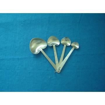 hot sale 4pcs lovely stainless measuring spoon