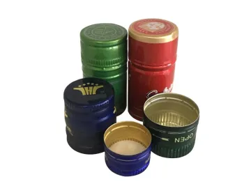 Automatic aluminum cap wine bottle cap making machine production line