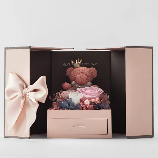 Luxury Valentine Sweet Preserved Flower Box