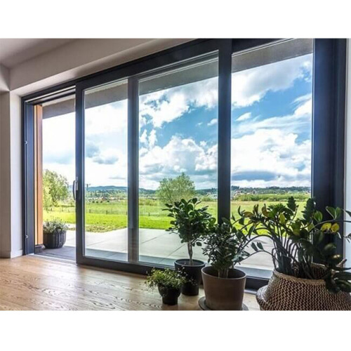 Lockable Aluminium Glass Sliding Doors