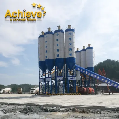 SICOMA HZS120 Concrete Batching Plant Mixer