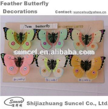 Wedding/Party/Festival Feather Butterfly Decorations