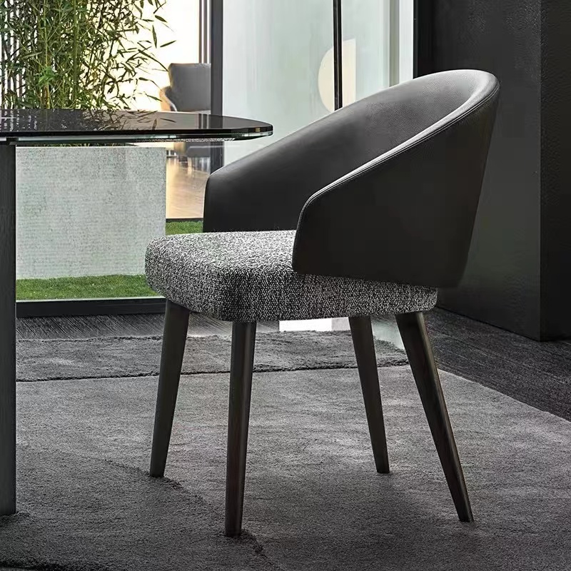 Nordic Velvet Dinning Chair Set Modern Hotel Luxury Fabric Restaurant Dining Room Chair