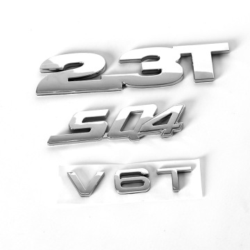 Custom ABS Chrome 3D Auto Car Stickers Badge for Trunk Decals Car Body Sticker
