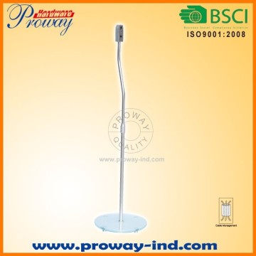 Adjustable Speaker Stand With Glass Base