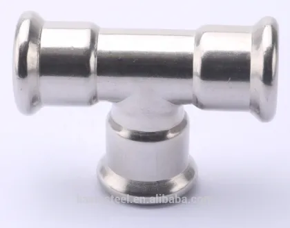 Viega style DVGW M-profile copper equal tee