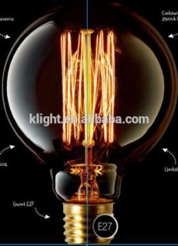 Edison bulb, G95 Squirrel cage, E27 40W, CE, ROHS