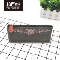 Embroidery Flower Style Cute Pencil Case