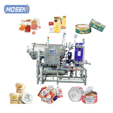 150L Industrial Steam Pilot Water Spray Retort Autoclave for Canned Food