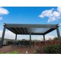 Louvered Pergola aluminum motorized outdoor pergola