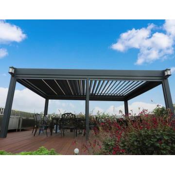 Louvered Pergola aluminum motorized outdoor pergola