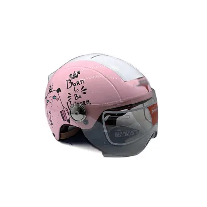 Four Seasons Breathable Skin-Friendly Fashion Decorative Motorcycle Helmet