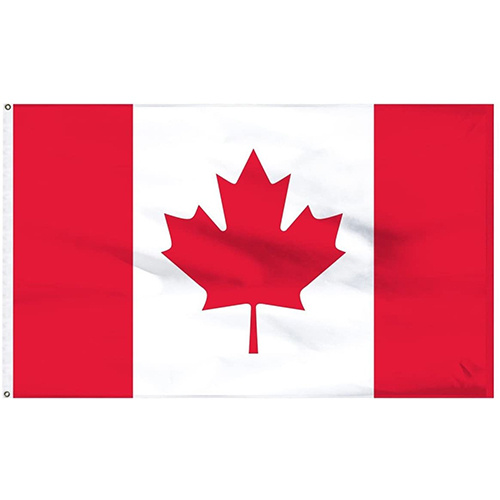 European Cup Promotion Polyester Canada National Flag 3x5