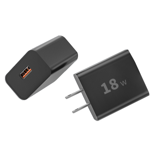 Neues Quick -Gebühr USB -Ladegerät 18W schneller Ladeanschluss USB -Wall -Ladegerät für Mobiltelefone