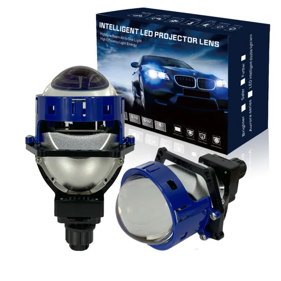 Super Bright LED Double Light Lens Bi-LED Projector Headlight for Cars