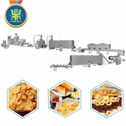 Machine corn flakes corn flakes making extruder
