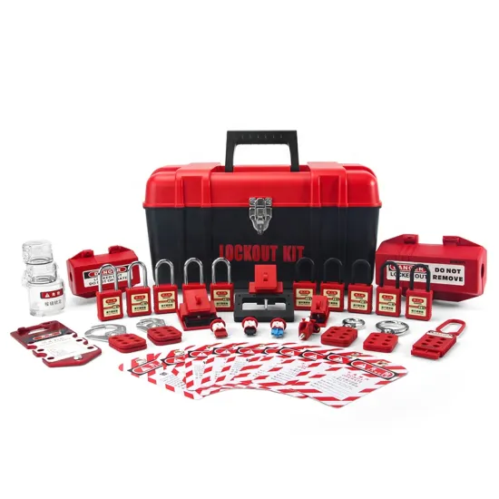 Industrial Equipment Lockout-Tagout Toolbox Kit for Overhaul - Supports Multiple Locks