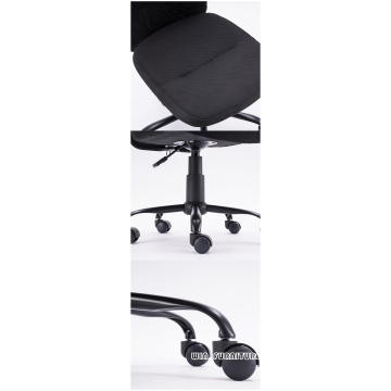 Chaise de bureau d&#39;ordinateur en maillage de bureau sans accoudoir