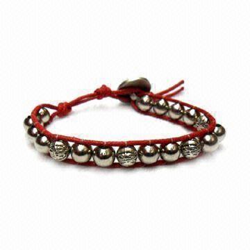 Fangle Friendship Bracelet with Fashionable Button Clasp, Available in Various Colors and Styles