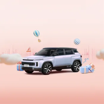 Geely icon Chocolate Gasoline SUV