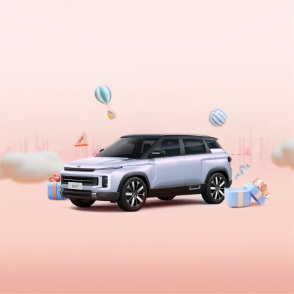 Geely icon Chocolate Gasoline SUV
