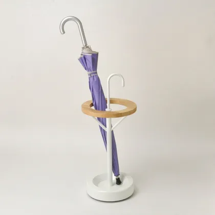 Formidable Hypotenuse Vernis Blanc Porte-parapluies