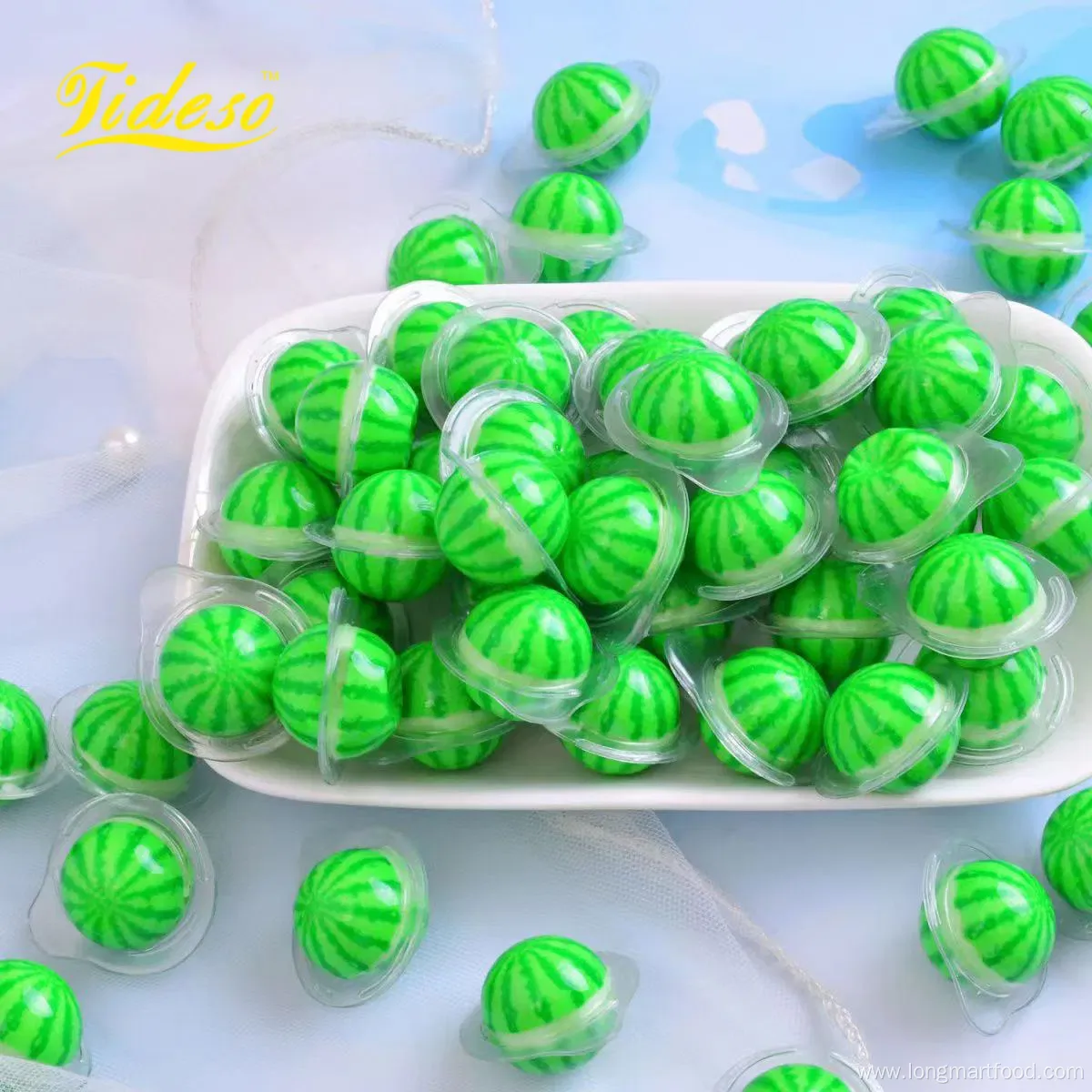 Wholesale High Quality Mini Eyeball Fruit Flavor 3D Popping Gummy Candy