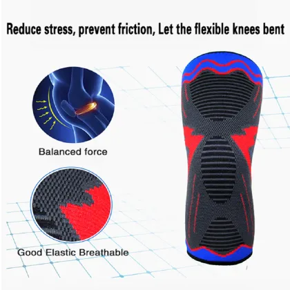 Anti-slip fitness knee sleeves
