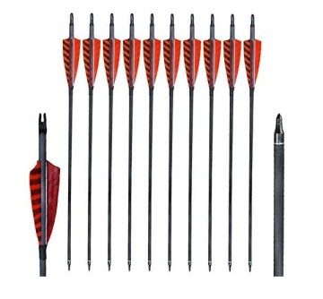 Wholesale High Quality Carbon Shafts 31\" with Turkey Feather Arrows