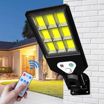 Auto-Solar LED Waterproof Motion Sensor Flood Light for Outdoor Wall, Street, and Yard