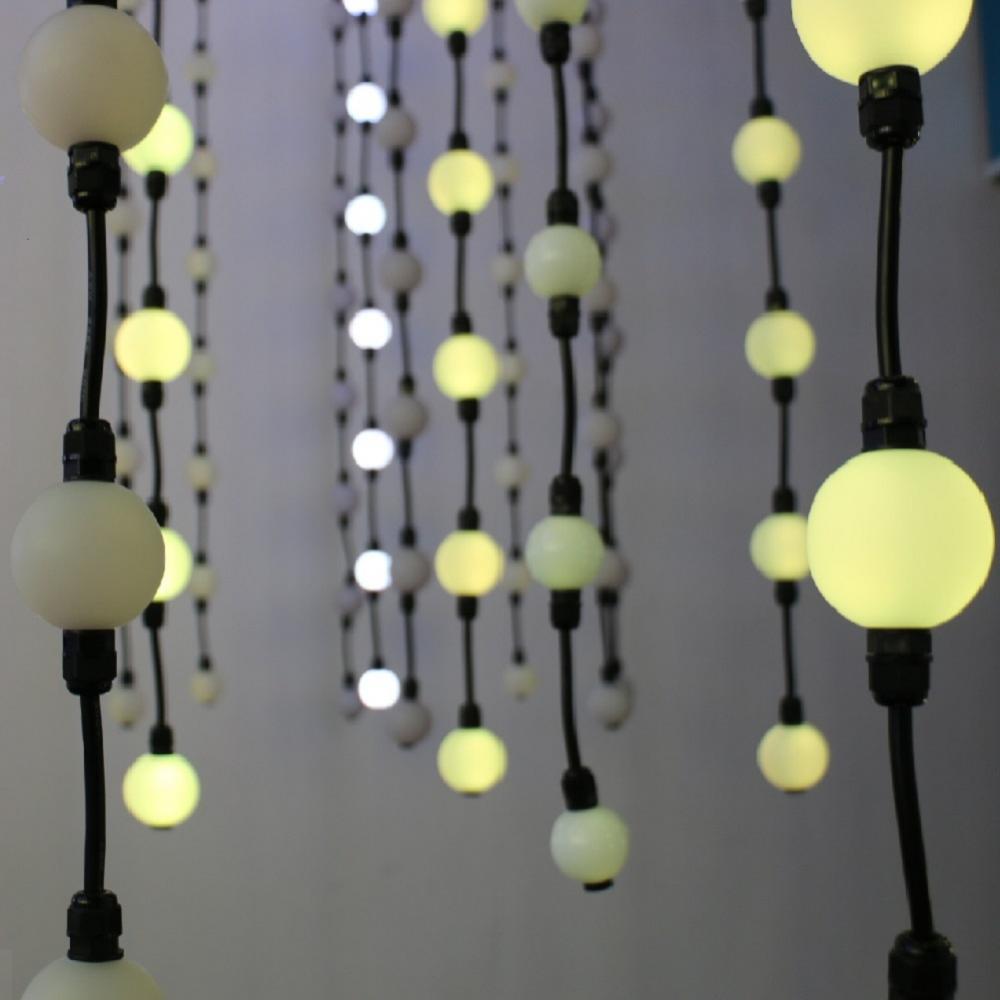 ပွဲတော်အလှဆင်အရောင်ရောင်စုံ LED Sphere String Light