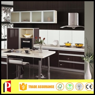 Gorgeous kitchen cabinet tempered glass