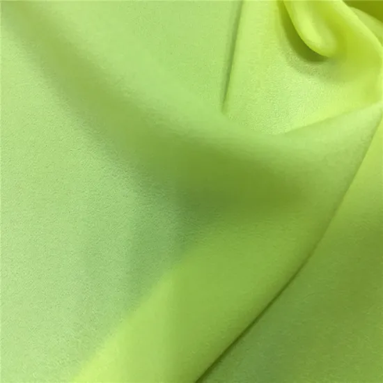 Solid Color Shirt 100% Polyester Crepe Faille Fabric