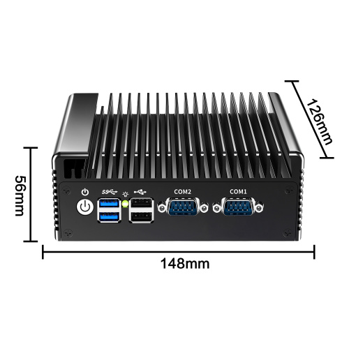 Computador industrial NUC de 4 portas Ethernet