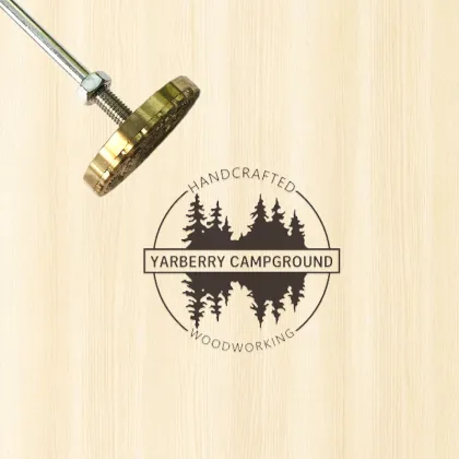 Customized Personalized Wax Seal Stamp Brass Round Yellow Seal Imprint Mold