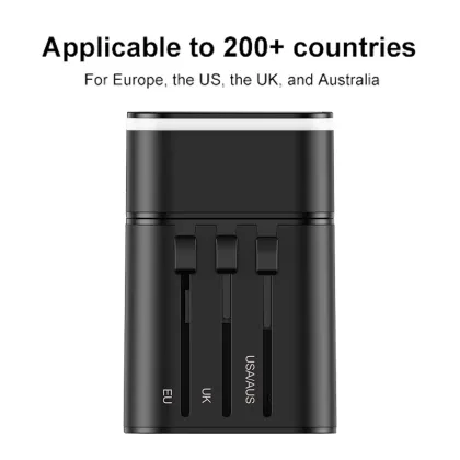 Baseus Quick Charge 3.0 USB Charger Universal Travel Adapter USB C PD QC3.0 Fast Charging International Plug Socket