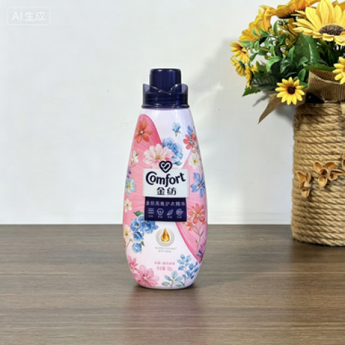 Advanced Fabric Softener in Gold Fiber Liquid Detergent