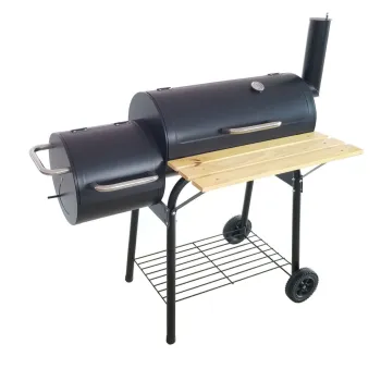 Outdoor Cooking: Barbeque Grill, Smoker Oven, and Charcoal Rotisserie