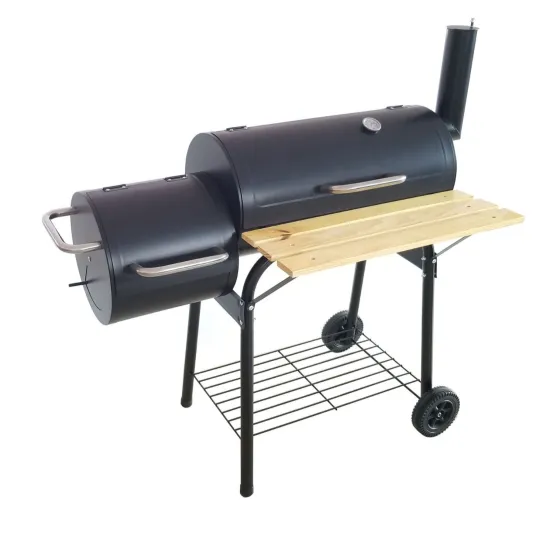Outdoor Cooking: Barbeque Grill, Smoker Oven, and Charcoal Rotisserie