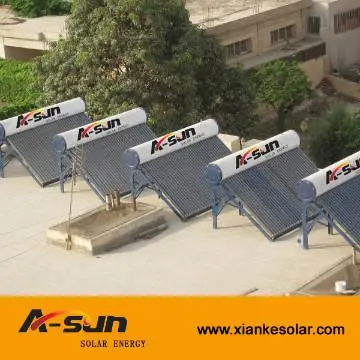 low pressure  solar heater system
