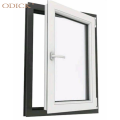 Villa Aluminium Casement Window Frame Double Treated Pane