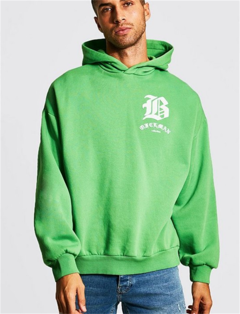 Drop Shoulder Custom Universal Pullover Hoodie Wholesale