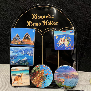 Custom Ceramic Fridge Magnets: Round and Square Direct from Manufacturer