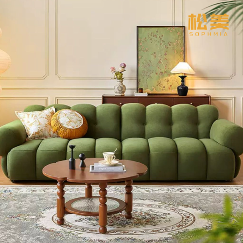 Модульный диван-букле Green Bubble