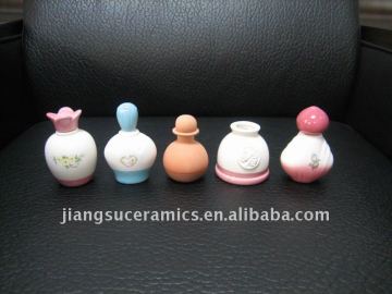 fragrance ceramic bottles scented oil porous ceramic vase small ceramic jar