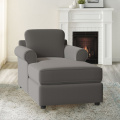 Cómodo mueble de sala de estar sofá chaise durmiente