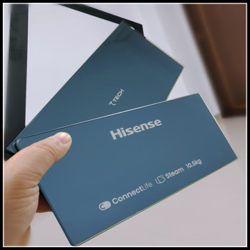 Painéis de exibição personalizados de alta qualidade em vidro temperado